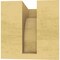 Ekena Millwork 4"W x 4"D x 4"H Wide Bryant Rough Cedar Woodgrain TimberThane Corbel, Primed Tan CORUR04X04X04BRYRCPR - alternate 2